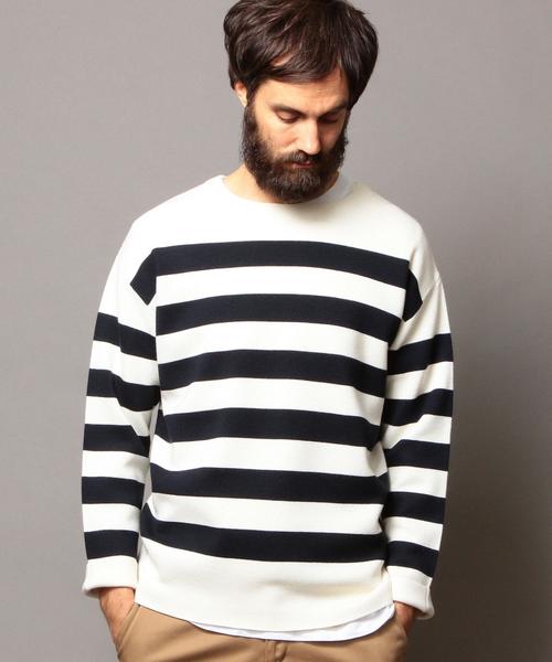 BEAUTY&YOUTH UNITED ARROWS（ビューティーアンドユースユナイテッドアローズ）の「BY ミラノリブ クルーネック ニット◆（ニット/セーター・メンズ・その他1/その他2/ネイビー/ホワイト・X-LARGE/MEDIUM/SMALL/LARGE）」の14枚目の写真