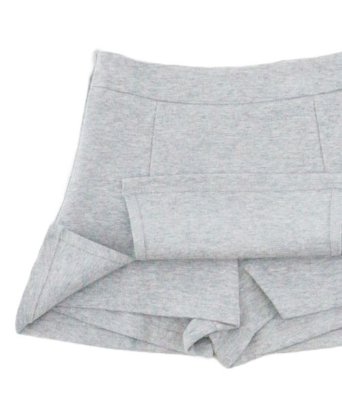 ALLuRing ChaRm(アリュリングチャーム)の「Sweat Mini Skirt Pants / スウェットミニスカートパンツ キュロット(スカート・レディース・グレー/ブラック・FREE)」の18枚目の写真