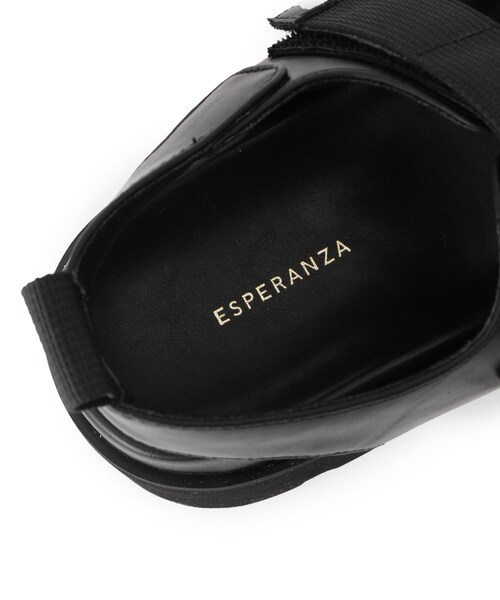 ESPERANZA(エスペランサ)の「ダブルベルト厚底サンダル(サンダル・レディース・ブラック/ホワイト・S/M/L/LL)」の17枚目の写真