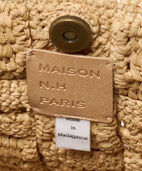 MAISON N.H PARIS（メゾンエヌアッシュパリ）の「＜MAISON N.H PARIS＞ZIGGY バッグ（ショルダーバッグ・レディース・ナチュラル・FREE）」の9枚目の写真
