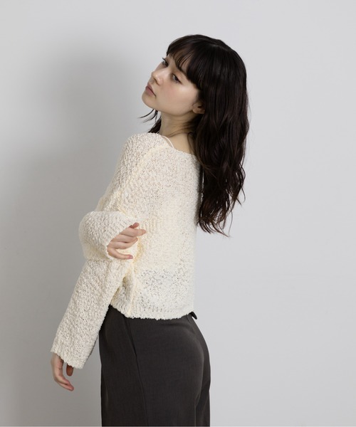 き*こ様 ミナペルホネン　light　shower ニットトップス き*こ様 ミナペルホネン light shower ニットトップス ミナ