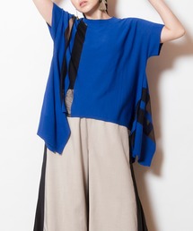 OSMOSIS | サイドドレープニットプルオーバー(ニット/セーター)