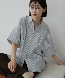 フロントタックハーフスリーブシャツ