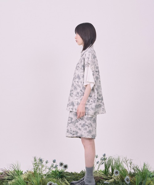 Nora Lily(ノラリリー)の「【Nora Lily】Utility Chic Box S/S Jacket(その他アウター・メンズ・ホワイト/ブラック/カーキ・FREE)」の6枚目の写真