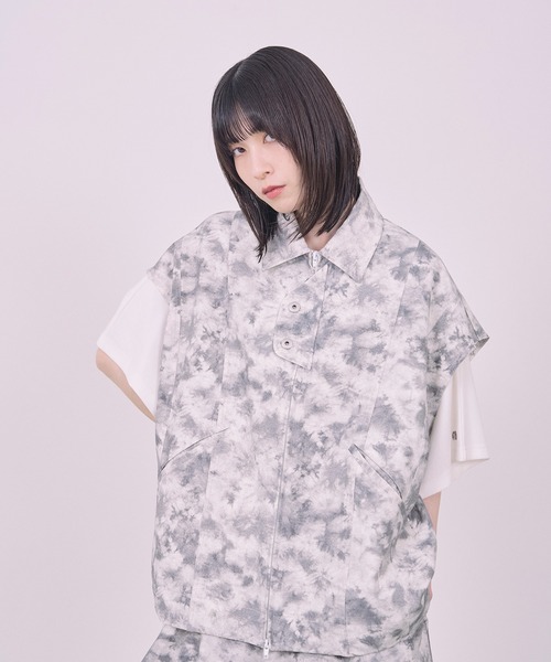 Nora Lily(ノラリリー)の「【Nora Lily】Utility Chic Box S/S Jacket(その他アウター・メンズ・ホワイト/ブラック/カーキ・FREE)」の15枚目の写真
