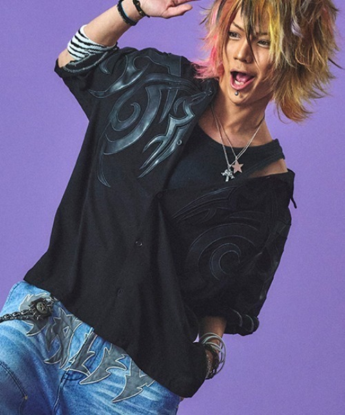 tシャツ A'GEM/9 × .kom 「GALFY/ガルフィー」部族長Tシャツ レディース メンズ 95578635b_8_d_500.jpg