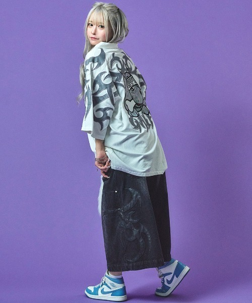 R*様 ⑥美品LGB EMPIRE OF THE SNAKES長袖カットソー A'GEM/9 × .kom 『GALFY/ガルフィー』部族長シャツ セレクト