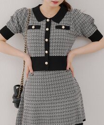 Another Branch olive des olive（アナザーブランチオリーブデオリーブ）の「ツイードポロSETUP（ワンピース・レディース）」