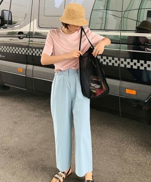 Pochi Pouch(ポチポーチ)の「Pochi Pouch/シースルー メッシュ トートバッグ(トートバッグ・レディース・ブラック/セージグリーン/ベージュ/ライトグリーン・FREE)」の9枚目の写真