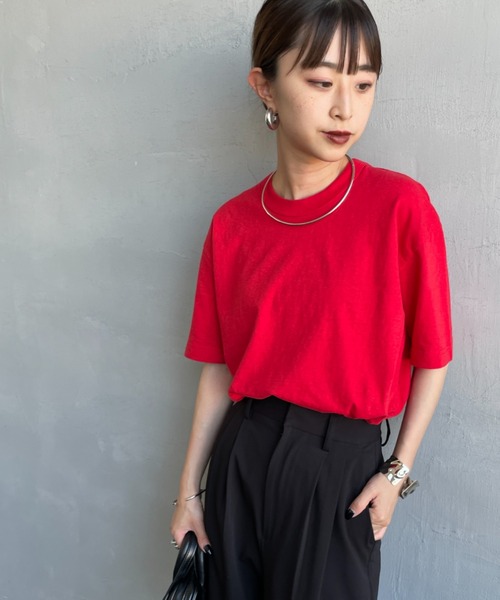 MEYAME/メヤメ] BLANK クルーネックTシャツ（Tシャツ/カットソー