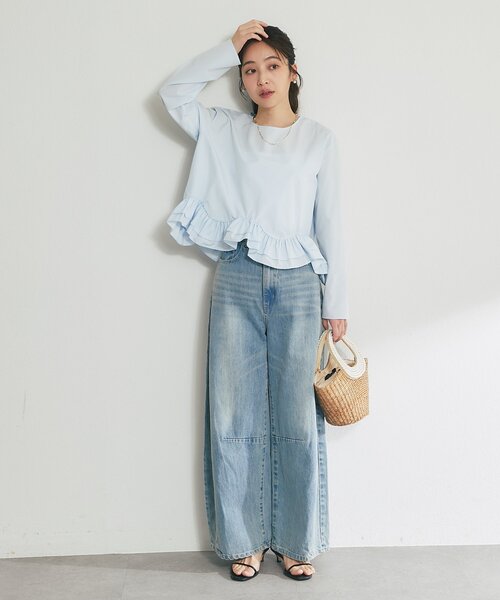 ワイドデニム（デニムパンツ）｜La boutique BonBon（ラブティック