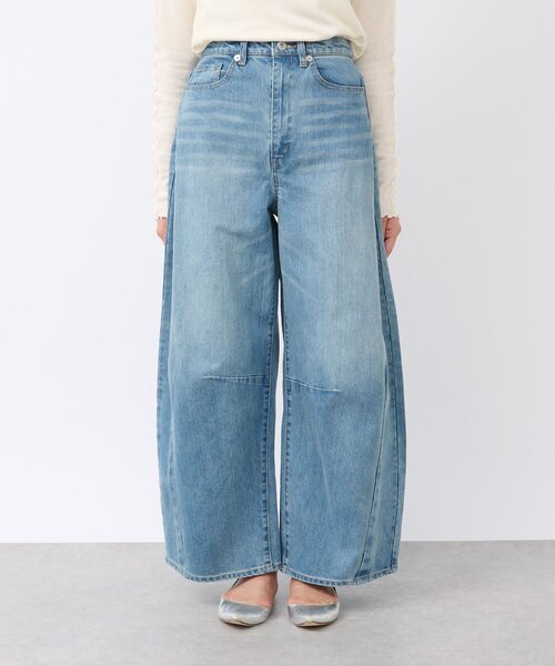 La boutique BonBon（ラブティックボンボン）の「ワイドデニム（デニムパンツ・レディース・ブルー・1/2/3）」の22枚目の写真