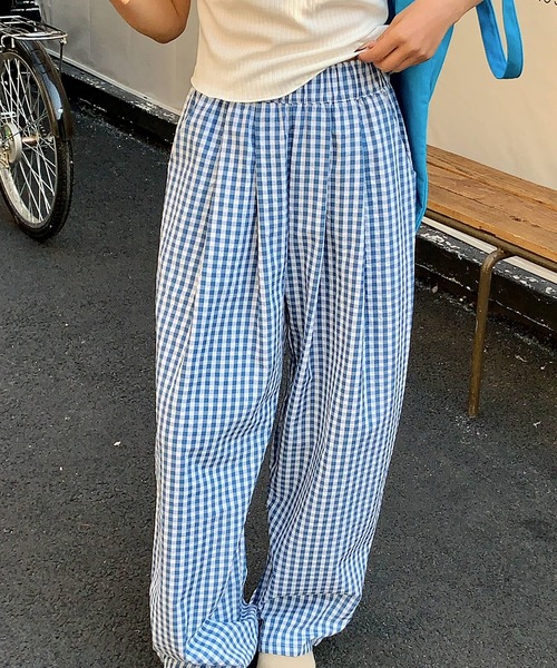 美品✨慈雨 サルエルパンツ ギンガムチェック センソユニコ 40 イージーパンツ 美品✨慈雨 サルエルパンツ ギンガムチェック センソユニコ 40