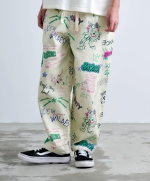 Revo. | Revo. イラストタッチ 総柄プリント イージーパンツ(その他パンツ)