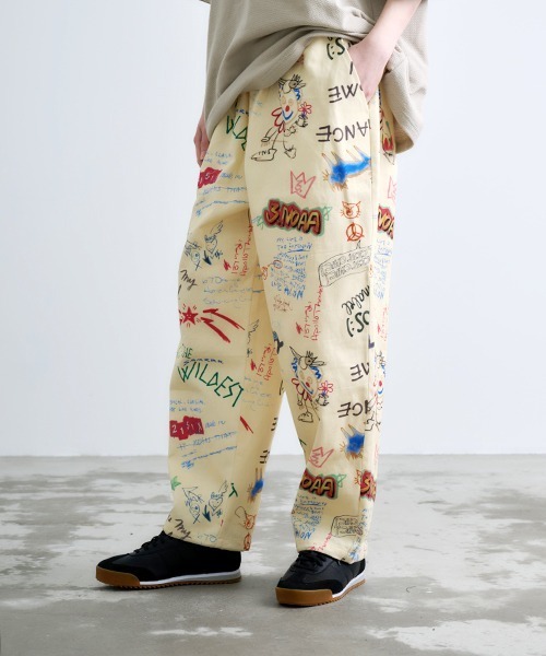 FCRB × NEWERA イージーパンツ　コラボ　ロゴ　プリント　XL FCRB × NEWERA イージーパンツ コラボ ロゴ プリント XL FCRB