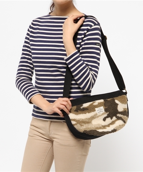 coen（コーエン）の「カモフラボアショルダーバッグ（ショルダーバッグ・レディース・ナチュラル/オリーブ・フリー）」の9枚目の写真