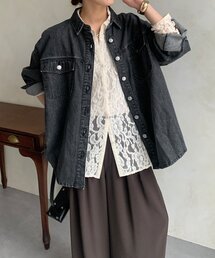 【WEB限定】USED加工デニムシャツ
