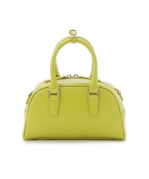 FRAY I.D（フレイアイディー）の「ラウンドミニボストンバッグ（ボストンバッグ・レディース・ブラック/キャメル/イエロー・F）」の4枚目の写真