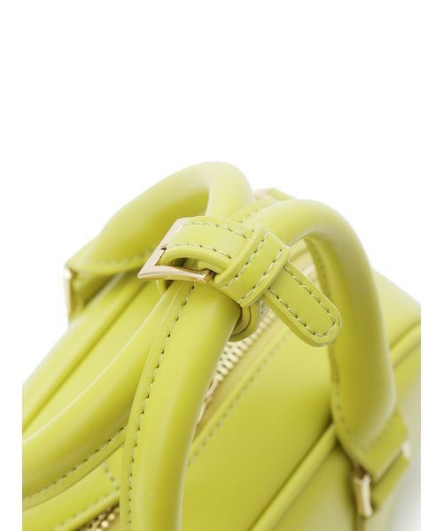 FRAY I.D（フレイアイディー）の「ラウンドミニボストンバッグ（ボストンバッグ・レディース・ブラック/キャメル/イエロー・F）」の6枚目の写真