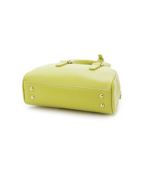 FRAY I.D（フレイアイディー）の「ラウンドミニボストンバッグ（ボストンバッグ・レディース・ブラック/キャメル/イエロー・F）」の8枚目の写真