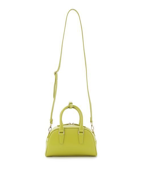 FRAY I.D（フレイアイディー）の「ラウンドミニボストンバッグ（ボストンバッグ・レディース・ブラック/キャメル/イエロー・F）」の9枚目の写真