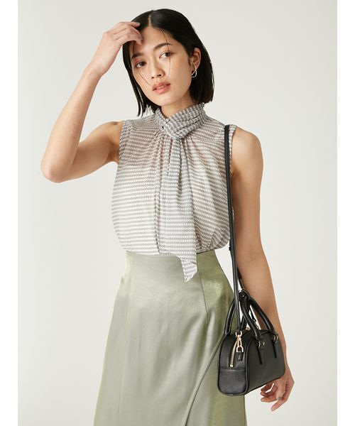 FRAY I.D（フレイアイディー）の「ラウンドミニボストンバッグ（ボストンバッグ・レディース・ブラック/キャメル/イエロー・F）」の14枚目の写真