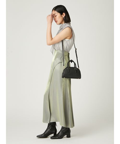 FRAY I.D（フレイアイディー）の「ラウンドミニボストンバッグ（ボストンバッグ・レディース・ブラック/キャメル/イエロー・F）」の21枚目の写真