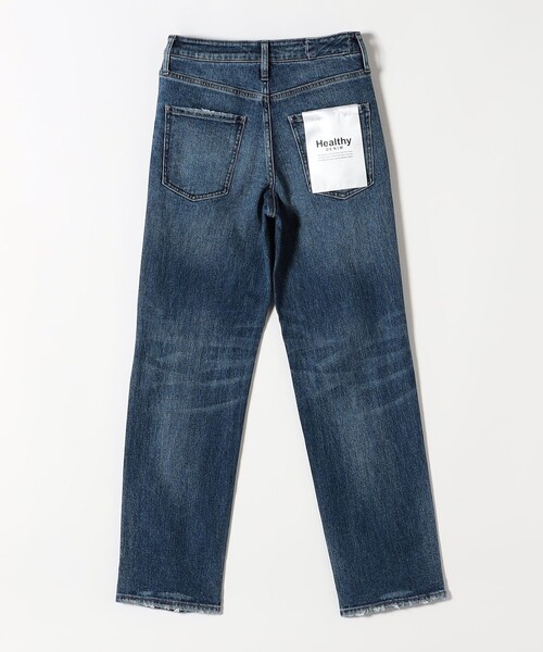 Healthy denim（ヘルシーデニム）の「Healthy DENIM:〈洗濯機可能〉Tallow ハイライズ ストレート デニム パンツ 25AW（デニムパンツ・レディース・ブルー・X-SMALL/SMALL/MEDIUM/LARGE）」の2枚目の写真