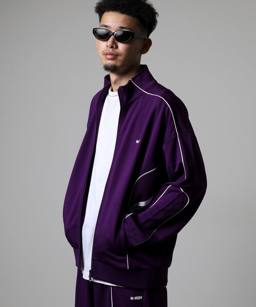nerdy ノルディ ジャージ NERDY ブラック ジャージ上下セット NERDY