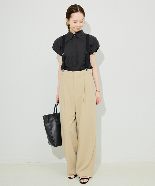 MARCO BIANCHINI(マルコビアンチーニ)の「MARCO BIANCHINI/マルコビアンキーニ レザートートBAG 24056(トートバッグ・レディース・ブラック/ベージュ/スカイブルー・FREE)」の8枚目の写真