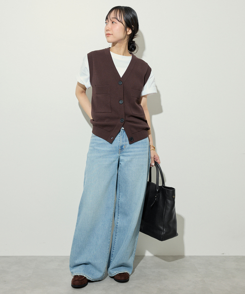 MARCO BIANCHINI(マルコビアンチーニ)の「MARCO BIANCHINI/マルコビアンキーニ レザートートBAG 24056(トートバッグ・レディース・ブラック/ベージュ/スカイブルー・FREE)」の15枚目の写真