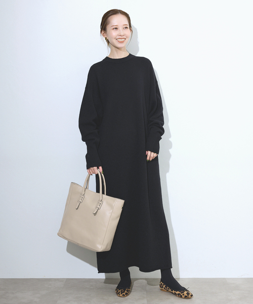 MARCO BIANCHINI(マルコビアンチーニ)の「MARCO BIANCHINI/マルコビアンキーニ レザートートBAG 24056(トートバッグ・レディース・ブラック/ベージュ/スカイブルー・FREE)」の16枚目の写真