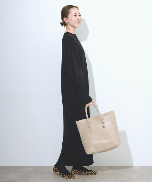 MARCO BIANCHINI(マルコビアンチーニ)の「MARCO BIANCHINI/マルコビアンキーニ レザートートBAG 24056(トートバッグ・レディース・ブラック/ベージュ/スカイブルー・FREE)」の17枚目の写真