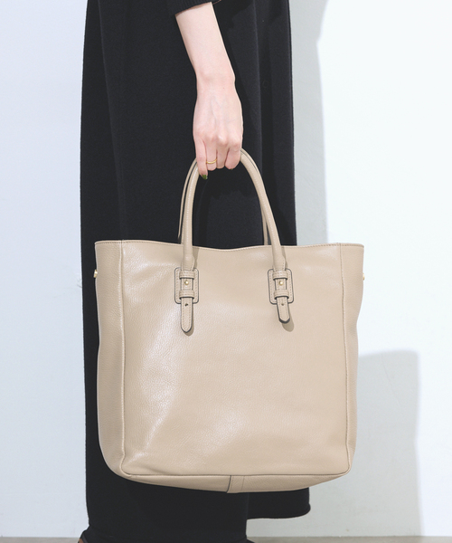 MARCO BIANCHINI(マルコビアンチーニ)の「MARCO BIANCHINI/マルコビアンキーニ レザートートBAG 24056(トートバッグ・レディース・ブラック/ベージュ/スカイブルー・FREE)」の18枚目の写真