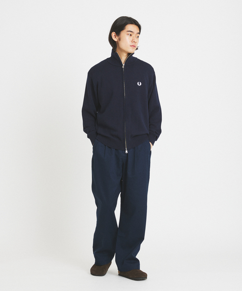 FRED PERRY（フレッドペリー）の「FRED PERRY / フレッドペリー 別注 テニス トラウザー パンツ（チノパンツ・メンズ・ブラック系その他/ネイビー・MEDIUM/LARGE）」の12枚目の写真