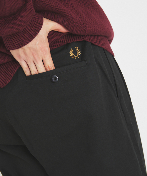 FRED PERRY（フレッドペリー）の「FRED PERRY / フレッドペリー 別注 テニス トラウザー パンツ（チノパンツ・メンズ・ブラック系その他/ネイビー・MEDIUM/LARGE）」の19枚目の写真