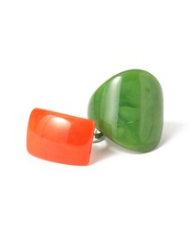 BEAMS BOY | レトロ 樹脂 リング 2セット(リング)