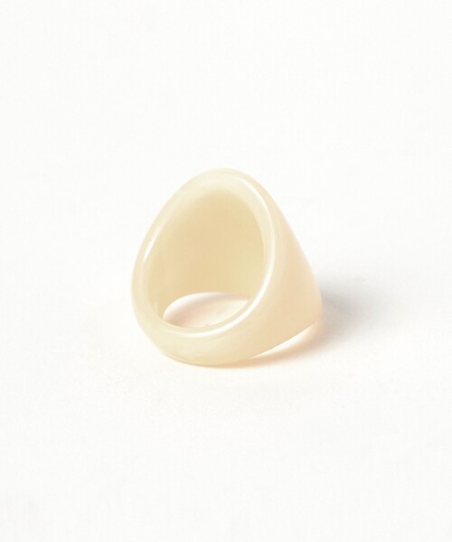 BEAMS BOY（ビームスボーイ）の「レトロ 樹脂 リング 2セット（リング・レディース・グリーン/サックスブルー/オフホワイト/レッド・ONE SIZE）」の9枚目の写真