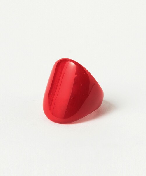 BEAMS BOY（ビームスボーイ）の「レトロ 樹脂 リング 2セット（リング・レディース・グリーン/サックスブルー/オフホワイト/レッド・ONE SIZE）」の15枚目の写真