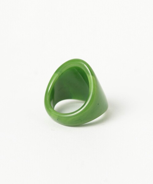 BEAMS BOY（ビームスボーイ）の「レトロ 樹脂 リング 2セット（リング・レディース・グリーン/サックスブルー/オフホワイト/レッド・ONE SIZE）」の18枚目の写真