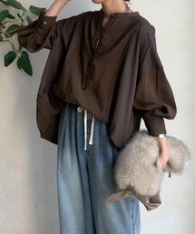 【DOUDOU】長袖カットソー ブラウス カットソー 長袖 レディース 春 秋 (メール便 送料無料12)T100