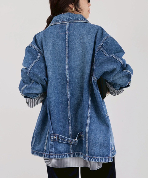 IENA デニムジャケットNEEDBY THE VINTAGE M NEEDBY heritage N0.19 Coveralls N1V9V09373YV（デニム