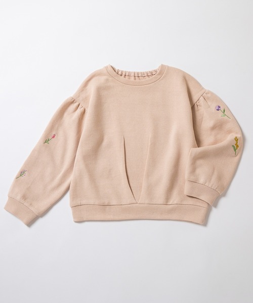 ever closet(エバークローゼット)の「袖刺繍 トレーナー(Tシャツ/カットソー・キッズ・ブラウン系その他3/ベージュ/チャコール/グリーン/イエロー系その他/ラベンダー/ミント/ピンク/スモークピンク・80cm/90cm/100cm/110cm/120cm/130cm/140cm/150cm/160cm)」の21枚目の写真