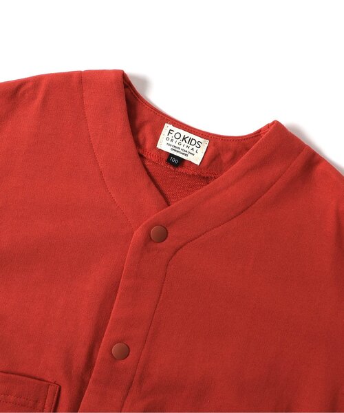 F.O.KIDS(エフオーキッズ)の「【ジュニア対応】スナップカーディガン(カーディガン/ボレロ・キッズ・グリーン/レッド/ブラック/アイボリー/ブルー・80/90/100/110/120/130/140)」の10枚目の写真