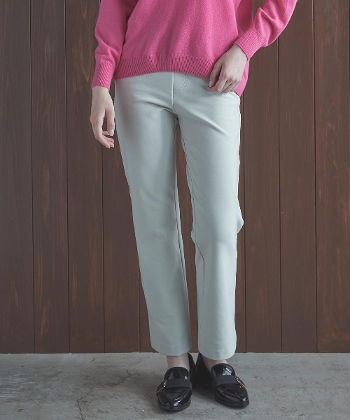 STUDIO PICONE（スタジオピッコーネ）の「裏起毛イージーパンツ（その他パンツ・レディース・キャメル/ライトグレー/ブラック・S/M/L/LL）」の3枚目の写真