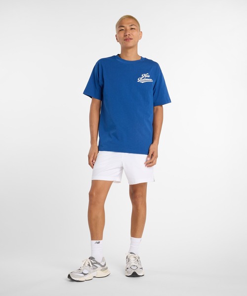 NEW BALANCE(ニューバランス)の「Athletics レガシーショートスリーブTシャツ(Tシャツ/カットソー・メンズ・ライトベージュ/コバルトブルー/ベージュ・LARGE/MEDIUM/X-LARGE/XX-LARGE/SMALL)」の4枚目の写真