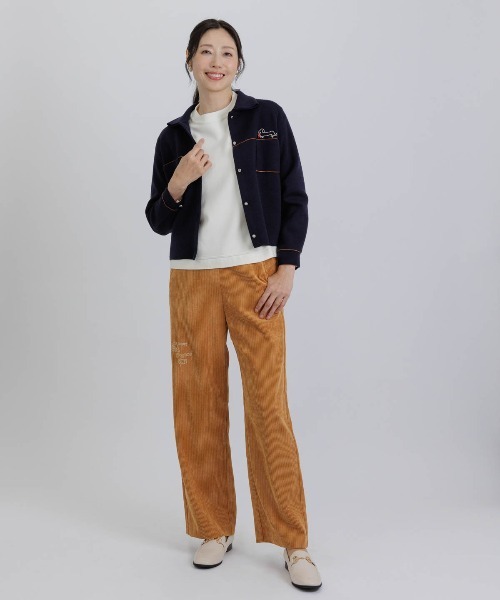 STUDIO PICONE(スタジオピッコーネ)の「ウール混ステッチニットジャケット(その他アウター・レディース・ベージュ/ネイビー/ホワイト・M/L)」の14枚目の写真