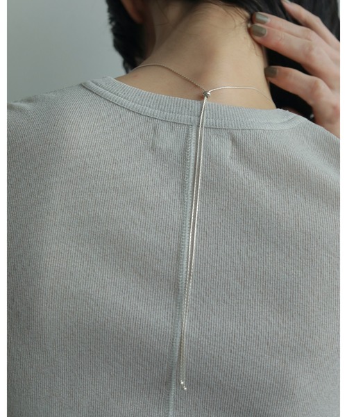 anuke(アンヌーク)の「Roundneck Dry T-shirts(Tシャツ/カットソー・レディース・オートミール/オレンジ/ブラウン・FREE)」の8枚目の写真