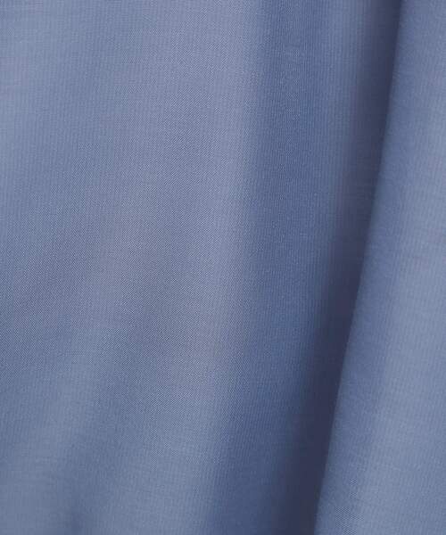 ITS'DEMO(イッツデモ)の「【手洗い可】シアー裾タックブラウス(シャツ/ブラウス・レディース・オフホワイト/ブラック/ダークブラウン/ブルー・00)」の6枚目の写真