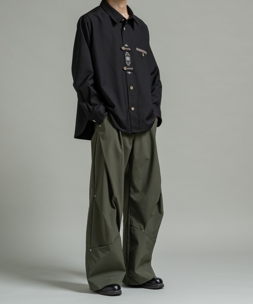 セール】Protect tuck wide pants / プロテクトタックワイドパンツ